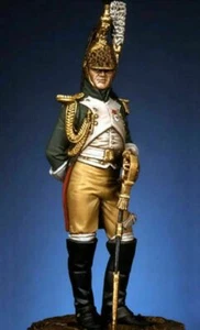Kit modelo de figura de resina 1/32 54 mm soldado de caballería francés guerra napoleónica sin pintar - Imagen 1 de 2