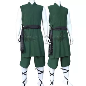 Uniforme senza maniche Shaolin Monk Kung fu arti marziali tai chi wing chun - Foto 1 di 7
