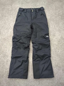 REI Co-op Timber Mountain Pants Boys 14-16 Black Skiing Outdoor Winter Lined - Picture 1 of 11