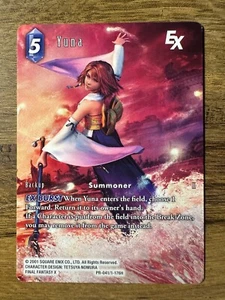 Final Fantasy TCG Opus 1 - Yuna PR-041/1-176H Full Art *NON-FOIL* Promo Card - Picture 1 of 2