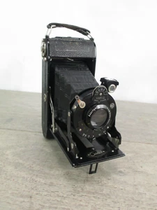 Fotocamera pieghevole pellicola Glunz primi GERMANIA obiettivo anastigmatico 1:4,5 f = 10 Hannover - Foto 1 di 17