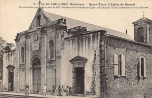 La Guadeloupe Historique - BASSE-TERRE - L'église du Carmel - Ed. F. Petit - Picture 1 of 2