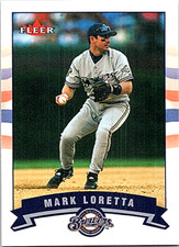 2002 Fleer Gold Backs Baseball #301 Mark Loretta Brewers 