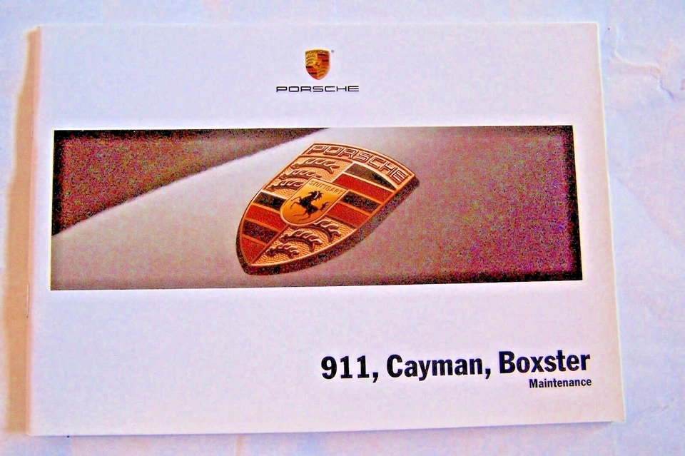 Porsche 911 2006 programa de mantenimiento para propietarios Boxster Cayman servicio original nuevo Foto 1 de 4