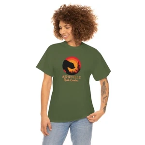 Asheville, North Carolina - Unisex Heavy Cotton Tee - Bild 1 von 61