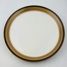 Mikasa Buckskin 12" Round Chop Plate Platter Brown Bands Ben Siebel Potter's Art