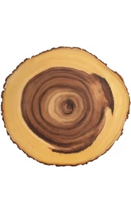 Genuine Acacia Rustic Wooden Kitchen Charcuterie Cheese Board Serving Platter - Picture 1 of 14