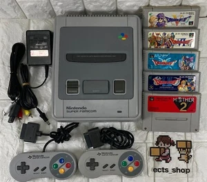 Nintendo Super Famicom console bundle with 5 games & cords Japan SFC - Picture 1 of 109