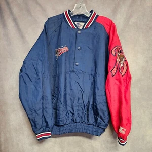 Rare Vintage 90s Starter Buffalo Bisons MILB Pullover Windbreaker Jacket Mens L - Picture 1 of 9