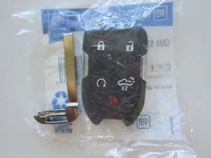 NEW OEM 2021-2022 GMC SIERRA KEYLESS REMOTE SMART KEY FOB 13547803 UNCUT KEY - Picture 1 of 3