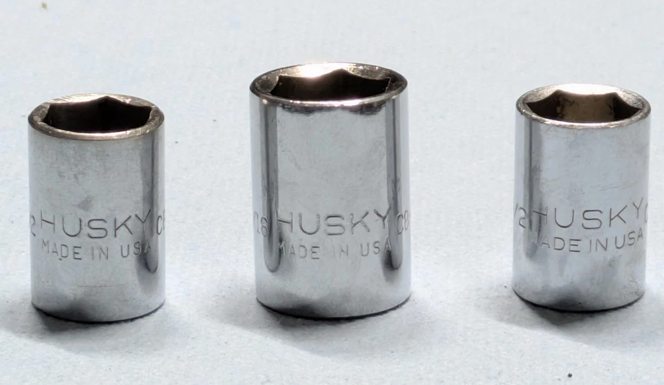 Enchufes vintage Stanley 3/8 CB-616/618 - Hechos en EE. UU. - Buen estado (lote de 3) Foto 1 de 4