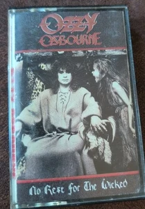 OZZY OSBORNE-No Rest for the Wicked CBS Cassette- Heavy Metal ZAKK WYLDE! - Picture 1 of 3