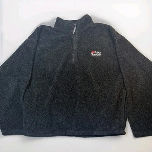 Pullover Abu Garcia uomo grande nero cotone manica lunga tasche pesca - Foto 1 di 8
