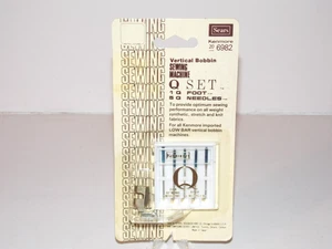 Sears Kenmore Q Set 1 Q Foot & 5 Q Needles for Low Bar Vertical Bobbin Machines - Picture 1 of 16