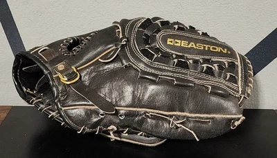 Guante de béisbol Easton de cuero negro 12,5" EX126B vintage Foto 1 de 4