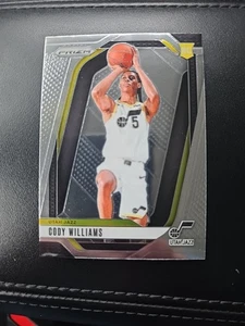 Cody Williams 2024-25 Panini Prizm Rookie Silver #232 RC Utah Jazz - Bild 1 von 2
