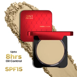 Faces Canada 3In1 All Day Hydra Matte Compact Powder - Ivory 01 (9g) - Picture 1 of 3