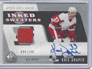 2006 07 SP Game Used Inked Sweaters  KRIS DRAPER Auto #84 /100 - Picture 1 of 2