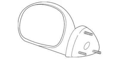 Espejo retrovisor exterior de puerta lateral pasajero original Ford 2001-2003 F-150 F75Z-17682-HAA Foto 1 de 2