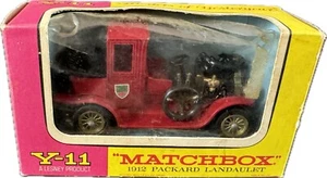Matchbox Models of Yesteryear- Near Mint- Y-11 1912 Packard Landaulet NIB - Picture 1 of 6