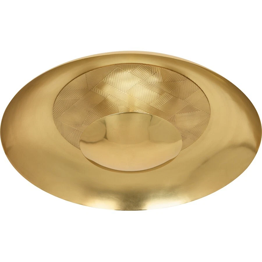 Robert Abbey Michael Berman Brut 1 Light 4" Flushmount, Modern Brass - 626 - Image 1 of 1