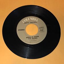 Lefty Frizzell When It Rains The Blues You Babe 45 rpm Record Vinyl Country 7"