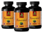 Resveratrol Supreme 1200 - Natural Weight Loss Pills - Fat Burner - 3 Bottles