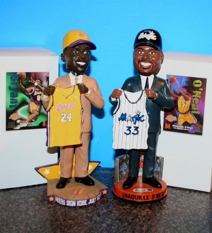 Foco Kobe Bryant & Shaquille Oneal Lakers Rookie NBA Draft Day Bobblehead Cover