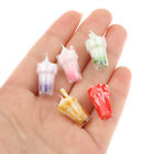 5Pcs 1:12 Dollhouse Miniature Sundae Ice Cream Cup Milk Tea Drink Decor Toy J-