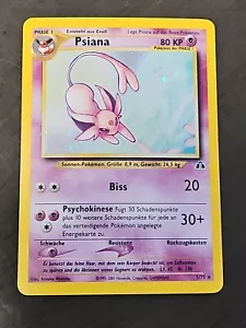 Psiana 1/75 Espeon Deutsch Holo Rare Neo Entdeckung Pokemon TCG - Espeon Vintage - Bild 1 von 9