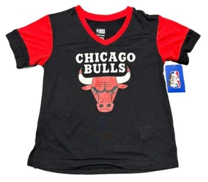 Girls NBA Chicago Bulls Short Sleeve T-Shirt Size Small 6/6X - Picture 1 of 3