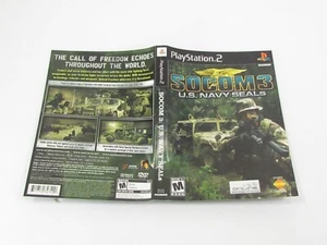 Playstation PS2 ~ Socom 3 U.S. Navy Seals solo ilustraciones - Imagen 1 de 2