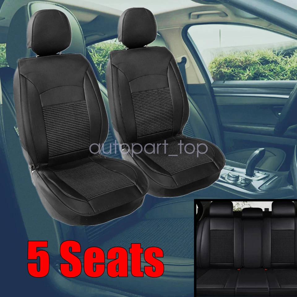Juego completo de funda de asiento de coche para Toyota RAV4 1996-2024 cojín cuero PU Foto 1 de 4