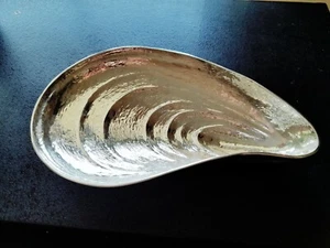 Fratelli Lisi ciotola conchiglia sterling massiccio 925 Italia argentiere argento arte - Foto 1 di 12