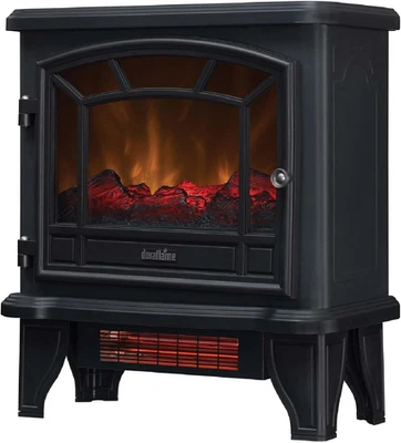 Duraflame® Infrarrojo Cuarzo Chimenea Eléctrica Estufa Calentador, Negro Foto 1 de 4