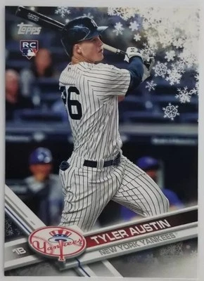 TYLER AUSTIN Rookie RC 2017 Topps Holiday HMW112 Yankees BayStars - Image 1 of 2