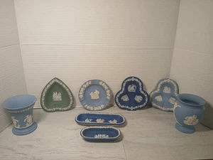 Menge 8 Vintage Wedgwood Jasperware Geschirr - Bild 1 von 7