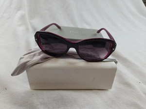 CHRISTIAN DIOR LADIES PONDICHERY 2 SUNGLASSES~XLXK8135~TORTOISE/FUCHSIA GRAD~NEW - Picture 1 of 8