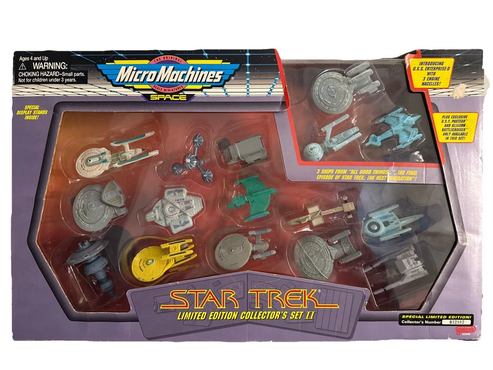 Micro Machines Star Trek Edición Limitada Coleccionista Set II Galoob Nuevo en Caja Sin usar, en caja original Foto 1 de 4