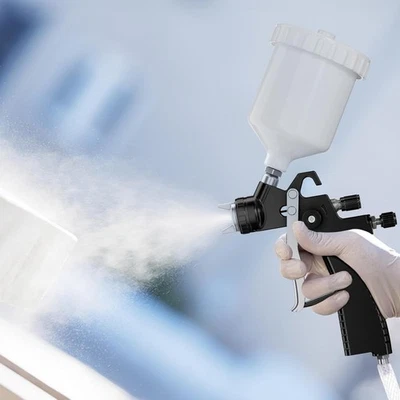 Automotive Paint Sprayer, Air Regulator, for Cars & House DIY Painting (Black).. - image 1 of 4