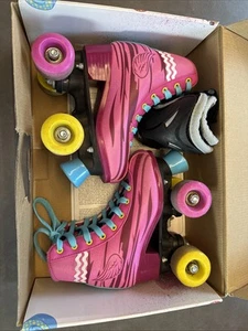 DISNEY Soy Luna Rollschuhe/Roller Skates ROCES pink +Ellbogenschützern Gr. 32/33 - Bild 1 von 6