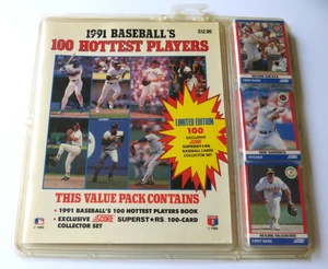 Vintage 1991 Baseball's 100 Hottest Players & Players Book Sealed - Picture 1 of 3