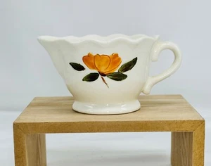 Stangl Sunshine Creamer Yellow Flower Fluted Edge 2.5" - Picture 1 of 9