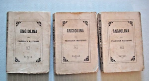 Francesco Mastriani,Angiolina (tre volumi)-Napoli Tipografia Dell'Industria 1859 - Foto 1 di 3