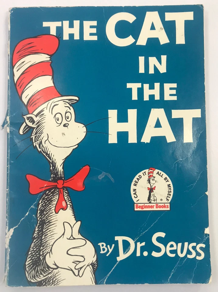 VINTAGE 1987 THE CAT IN THE HAT BY DR SEUSS Paperback!!! - Image 1 of 3