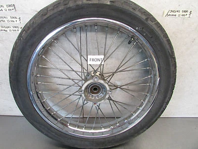 Neumático rueda delantera A85 G SUZUKI SAVAGE LS 650 2000 OEM EN MAL ESTADO Foto 1 de 4