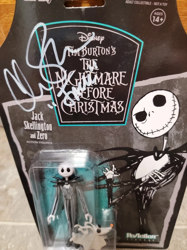 CHRIS SARANDON SIGNED JACK SKELLINGTON AF ReAction Super7 2022 w/ COA NIGHTMARE  - Image 1 of 4