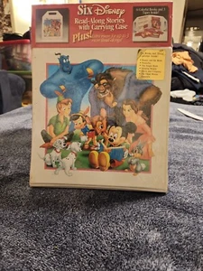 Vintage Walt Disney Read-Along Books with Cassettes and Case - Picture 1 of 2