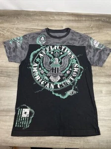 affliction t shirt Med Eagle Flag American affliction customs - Picture 1 of 8