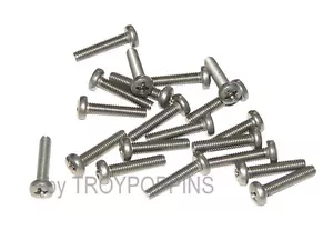 20-SS M4-0.7 X 20MM PPH PPH PHILLIPS PAN CABEZA MÁQUINA TORNILLO SUJETADOR ACERO INOXIDABLE - Imagen 1 de 1
